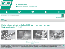 Tablet Screenshot of hhw.cz